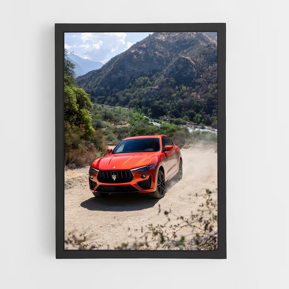 Poster Mas Sanction – affiche Maserati (vue 2)